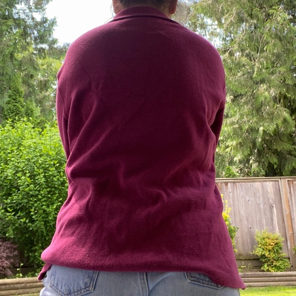 Red POLO Half-zip Sweater - Picture 4 of 4